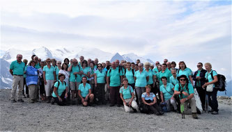 Le Pied Champêtre devant le Mont Blanc