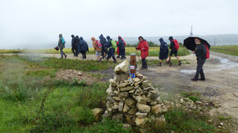 Rando sous une pluie fine