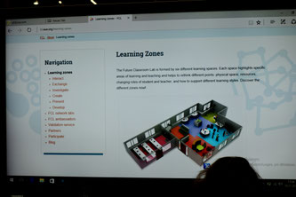 Skizze des Future Classroom Lab