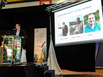 Dr. Nick Büscher bei der Landesvertreterversammlung in Rinteln. - Foto: Kathy Büscher