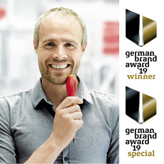 © Wiha // Handwerkzeughersteller Wiha aus Schonach im Schwarzwald freut sich über die zweifache Auszeichnung im internationalen Marken-Wettbewerb des German Brand Awards 2019.