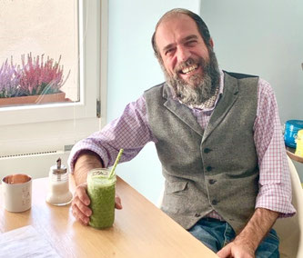 Inhaber des Café Cuore: Ivan Del Brocco