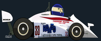 Patrick Tambay by Muneta & Cerracín