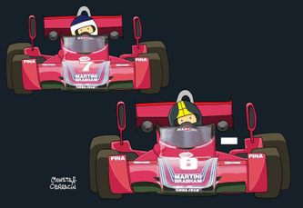 Carlos Pace by Muneta & Cerracín