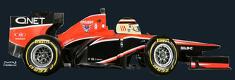Max Chilton by Muneta & Cerracín - Marussia MR02