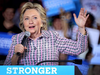 Die echte Hillary Clinton. Foto: Cristobal Herrera