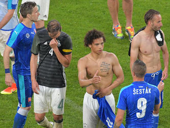 Die DFB-Elf unterlag der Slowakei mit 1:3. Foto: Peter Kneffel