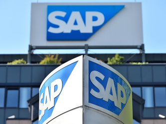 Das Hauptgebäude des Softwarekonzerns SAP in Walldorf. Foto: Uwe Anspach