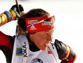 Laura Dahlmeier lief als beste Deutsche auf Rang neun. Foto: Antonio Bat