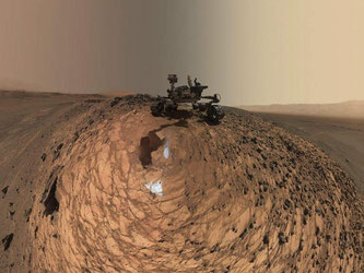 Selfie auf dem Mars: Der Rover «Curiosity» schickt auch Selbstporträts auf die Erde. Foto: EPA/NASA/JPL-Caltech/MSSS
