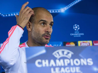 Trainer Pep Guardiola erwartet gegen Zagreb einen Sieg. Foto: Peter Kneffel