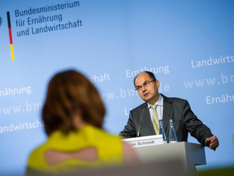 Der Bundesminister für Ernährung und Landwirtschaft Christian Schmidt (CSU). Foto: Gregor Fischer