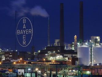 Das Werk der Bayer AG im Chemiepark in Leverkusen. Foto: Oliver Berg/Archiv