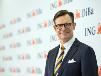 Der Vorstandsvorsitzender der ING-Diba Roland Boekhout verkündete für seine Bank ein Rekordergebnis. Der Vorsteuergewinn kletterte zum Vorjahr um ein Viertel auf gut 1,1 Milliarden Euro. Foto: Andreas Arnold