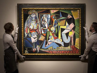 «Les femmes d'Alger (Version 'O')» von Pablo Picasso bei Christie's in London. Foto: Christie's Images Ltd. 2015