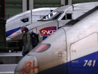 Stehende Züge in einem Bahnhof in Paris: In Frankreich haben Streiks erneut den Bahnverkehr gestört. Foto: Yoan Valat/Archiv