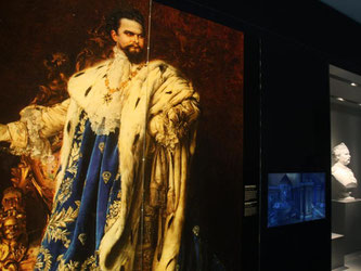 Ein Bild von König Ludwig II. einem Museum zu sehen. Foto: Karl-Josef Hildenbrand/Archiv