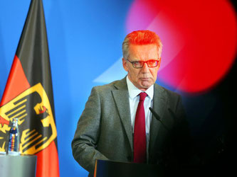 Thomas de Maizière. Foto: Wolfgang Kumm/Archiv