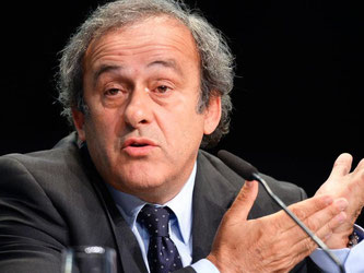 Auch UEFA-Präsident Michel Platini wurde für 90 Tage suspendiert. Foto: Walter Bieri