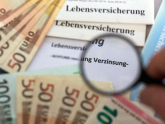 Lebensversicherungen ohne fest garantierte Zinsen werden in Zukunft den Großteil der Verträge bilden. Foto: Jens Büttner/Symbolbild