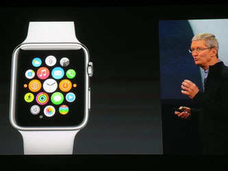 Die Apple Watch misst aktuell den Puls des Nutzers für Fitness-Anwendungen. Foto: Kay Nietfeld/Archiv