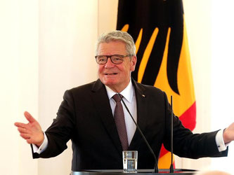 Bundespräsident Joachim Gauck im Schloss Bellevue in Berlin. Foto: Wolfgang Kumm/Archiv