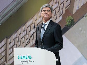 Der Vorstandsvorsitzende von Siemens, Joe Kaeser. Foto: Sven Hoppe/Archiv