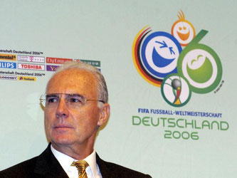 Franz Beckenbauer war der Präsident des Organisationskomitees der Fußball-WM 2006. Foto: Peter Endig