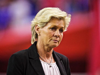 Bundestrainerin Silvia Neid fand als eine der ersten im DFB-Team ihre Fassung wieder. Foto: Andre Pichette