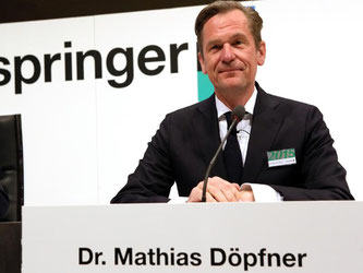Springer-Vorstandschef Mathias Döpfner. Foto: Stephanie Pilicka