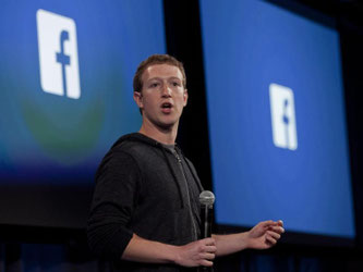 Facebook-Chef Mark Zuckerberg spricht in Menlo Park in Kalifornien. Foto: Peter DaSilva/Archiv