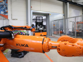 Kuka Produktionshalle in Augsburg. Foto: Karl-Josef Hildenbrand