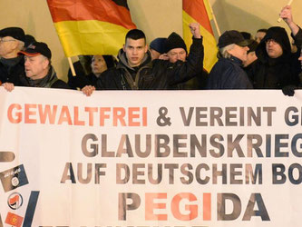 Die Pegida-Bewegung steht nach Ansicht des Politologen Werner J. Patzelt vor dem Zerfall. Foto: Boris Roessler/Archiv