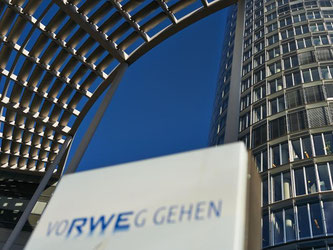 Der sogenannte RWE-Tower, die Zentrale des Energiekonzerns in Essen. Foto: Bernd Thissen