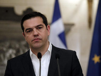 Griechenlands Regierungschef Alexis Tsipras: Sein Land kann sich bereits seit 2010 nur noch mit internationalen Finanzhilfen über Wasser halten. Foto: Alexandros Vlachos