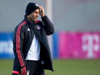 Trainer Pep Guardiola wird den FC Bayern München im Sommer verlassen. Foto: Sven Hoppe