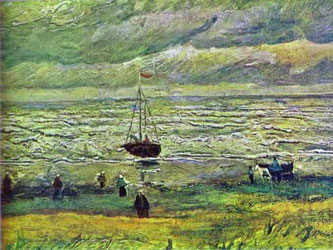 Vincent van Gogh, Meeressicht bei Scheveningen, 1882. Foto: ANP