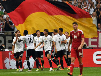 Die deutsche Nationalmannschaft feierte eine gelungene Generalprobe für die EM. Foto: Federico Gambarini
