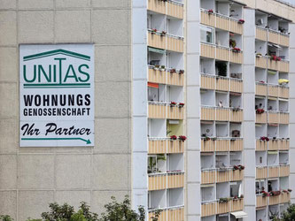 Mehrfamilienhaus einer Wohnungsgenossenschaft in Leipzig. Foto: Jan Woitas