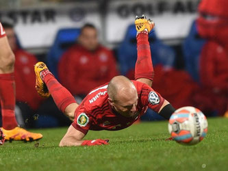 Arjen Robben wurde nach dem Pokal-Halbfinaleinzug in Bochum zur Zielscheibe zahlreicher Verbal-Attacken. Foto: Jonas Güttler