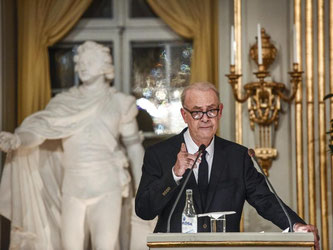 Der französische Autor ist in Stockholm mit dem Literaturnobelpreis ausgezeichnet worden. Foto: Anders Wiklund