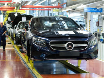 Mercedes-Benz-Produktion in Sindelfingen. Foto: Sebastian Kahnert