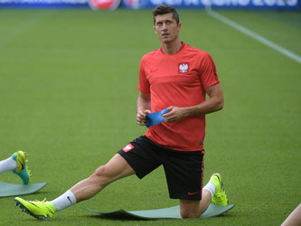 Robert Lewandowski wartet noch auf sein erstes EM-Tor. Foto: Bartlomiej Zborowski