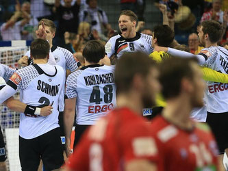 Die deutsche Handball-Nationalmannschaft steht im Finale der Europameisterschaft. Foto: Jens Wolf