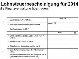 Arbeitgeber müssen die Daten für ihre Mitarbeiter per Lohnsteuerbescheinigung bis spätestens 28. Februar des Folgejahres an die Finanzverwaltung übermitteln. Foto: dpa-infocom