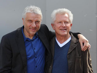 Die Schauspieler Udo Wachtveitl (l) und Miroslav Nemec ermitteln regelmäßig in München für die ARD. Foto: Andreas Gebert