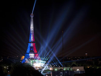 Pre-Opening-Show mit Frankreichs Star-Dj David Guetta in Paris. Foto: Jeremy Lempin