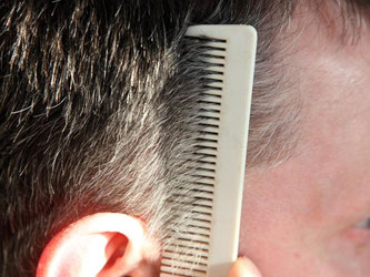 Stress und eine unausgewogene Ernährung lassen die Haare schneller ergrauen. Foto: Bodo Marks