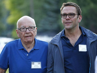 Rupert Murdoch gibt den Chefposten bei 21st Century Fox an seinen Sohn James ab. Foto: Andrew Gombert