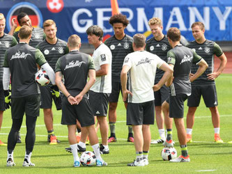 Die DFB-Spieler sind heiß auf das Halbfinale gegen Frankreich. Foto: Arne Dedert